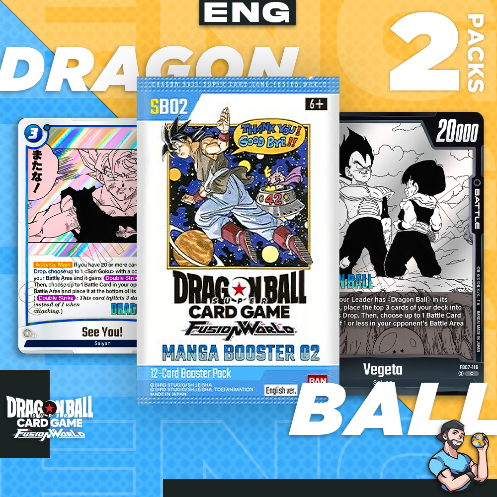 Personal Break Dragon Ball Fusion World Manga Booster Two FWMBB 2 Pks