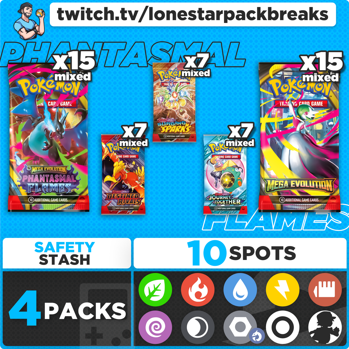 Break #4 Phantasmal Flames Mixer 10 type Wed Nov 12th 7PM CST