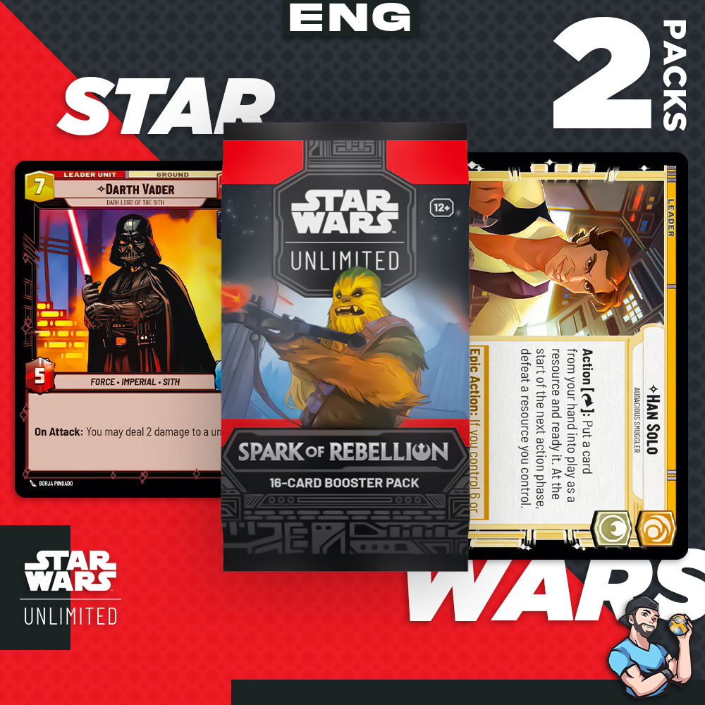Personal Break Star Wars Unlimited Spark of Rebellion SWSOR 2 Pks