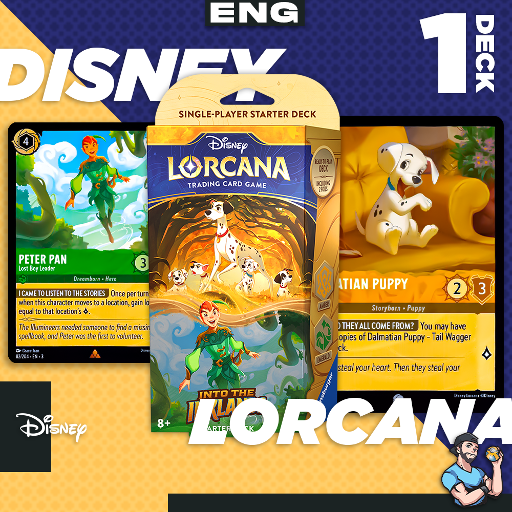Personal Break Disneys Lorcana Into the Inklands Starter Deck 1 Pks