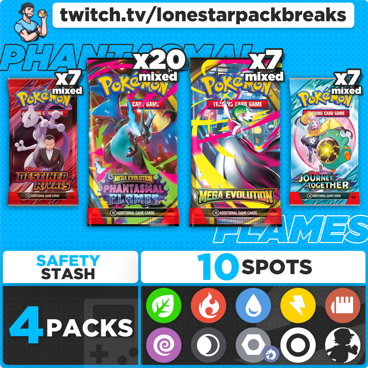 Break #3 Phantasmal Flames Mixer 10 type Wed Nov 12th 7PM CST