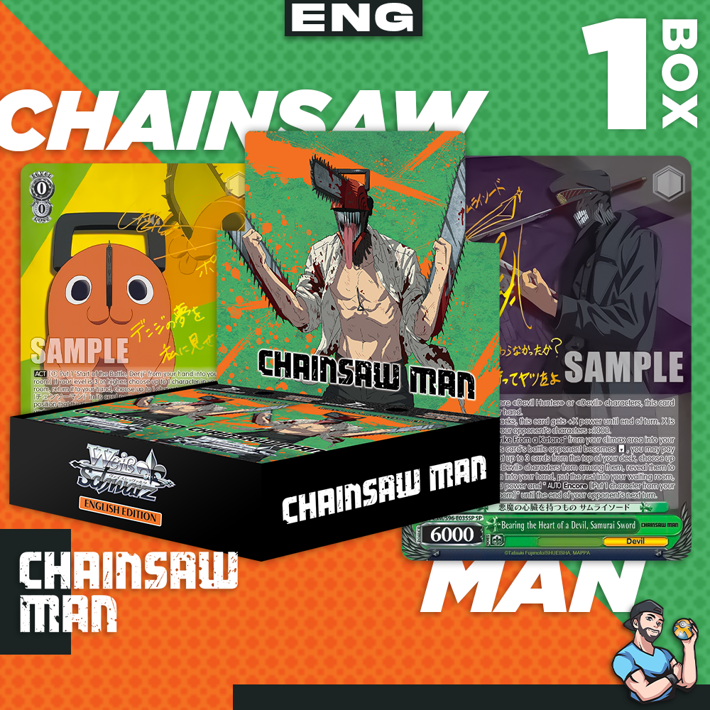 Personal Break ChainSaw Man English Booster Box CSME 16 Pks