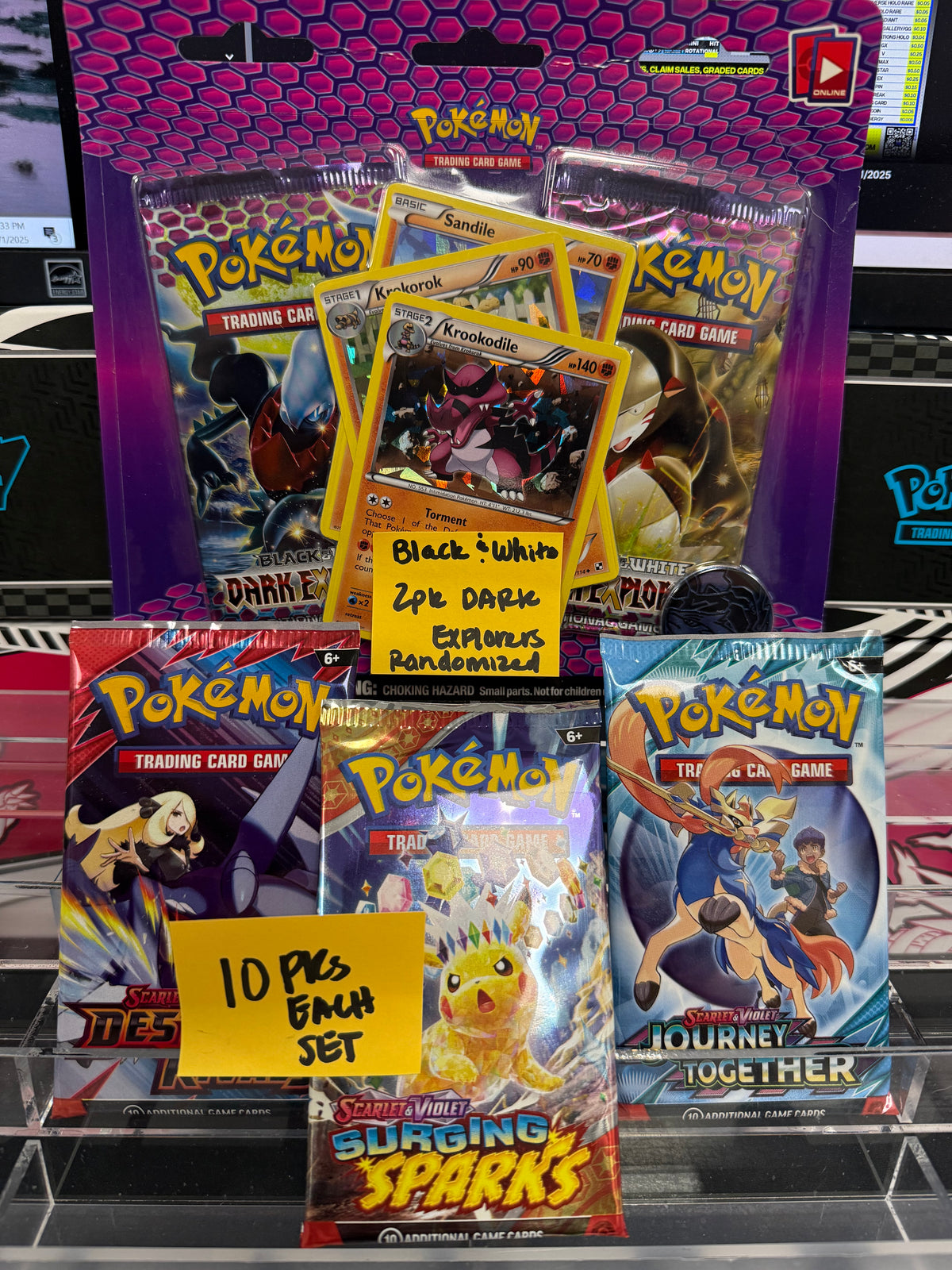 Break #10 B&W Dark Explorers 2pk Blister and 30pk Mixer 10 type Fri Aug 1th 7PM CST