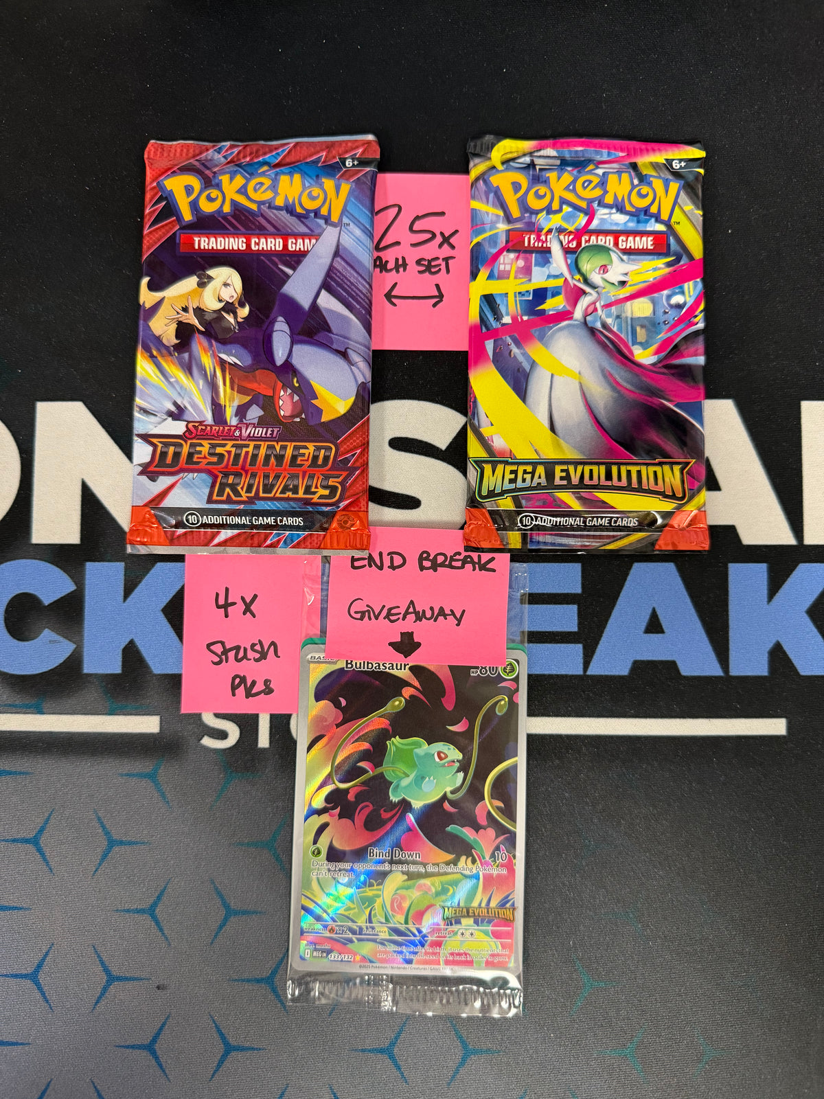 Break #12 Mega Evolution Mixer Plus Promo Giveaway 50pk 10 type Wed Oct 16th 7PM CST