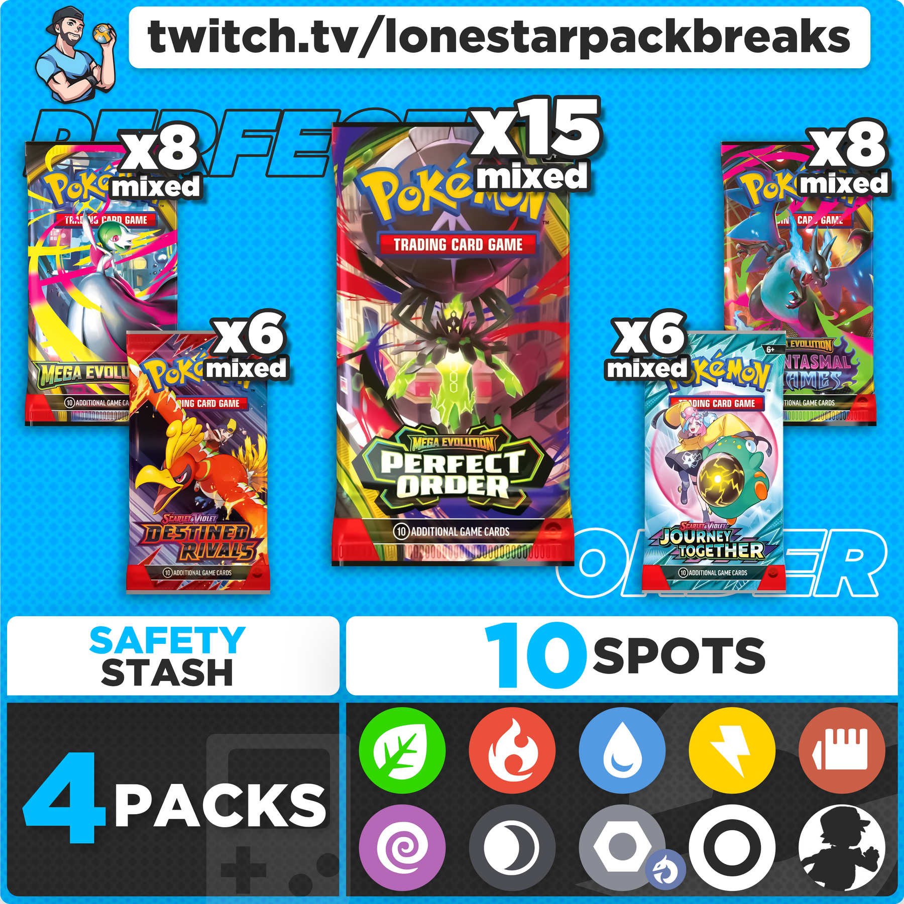 Break #2 Perfect Order Mixer 10 type Wed Mar 25th 7PM CST