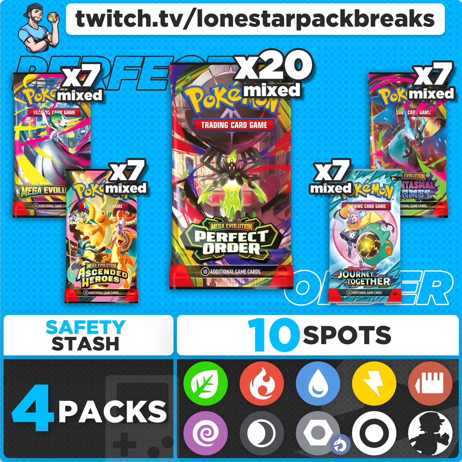 Break #3 Perfect Order Mixer 10 type Wed Mar 25th 7PM CST