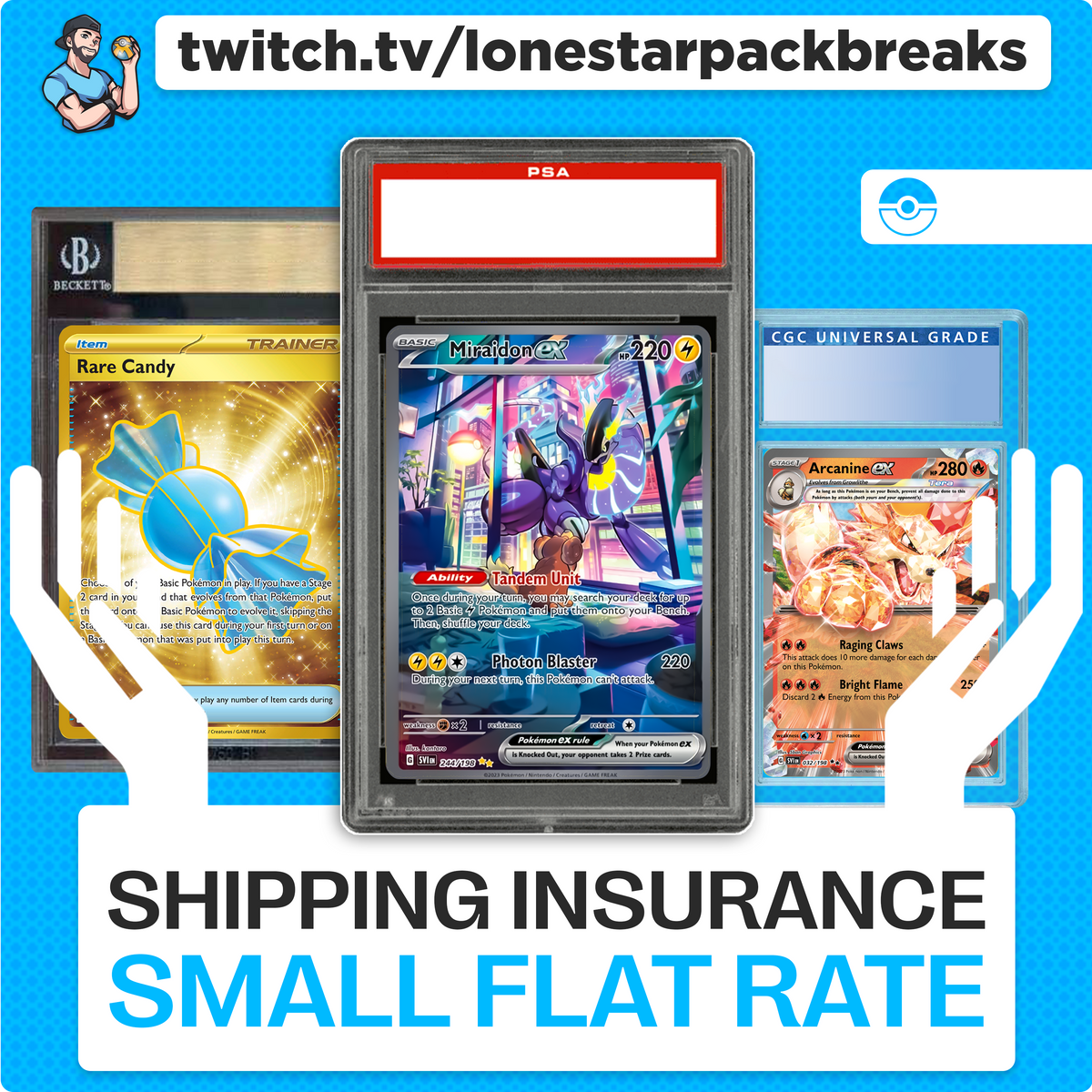 Shipping Insurance-Small Flate Rate (up to 5 breaks or 5 slabs)